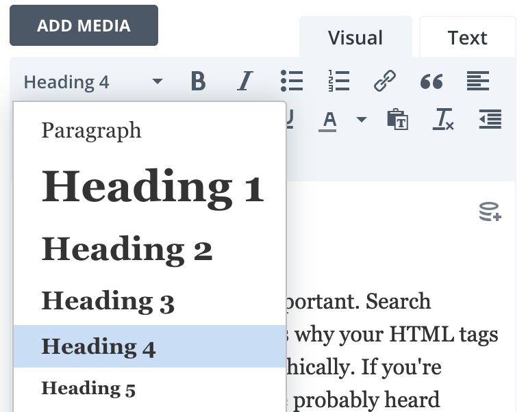 seo content visual builder